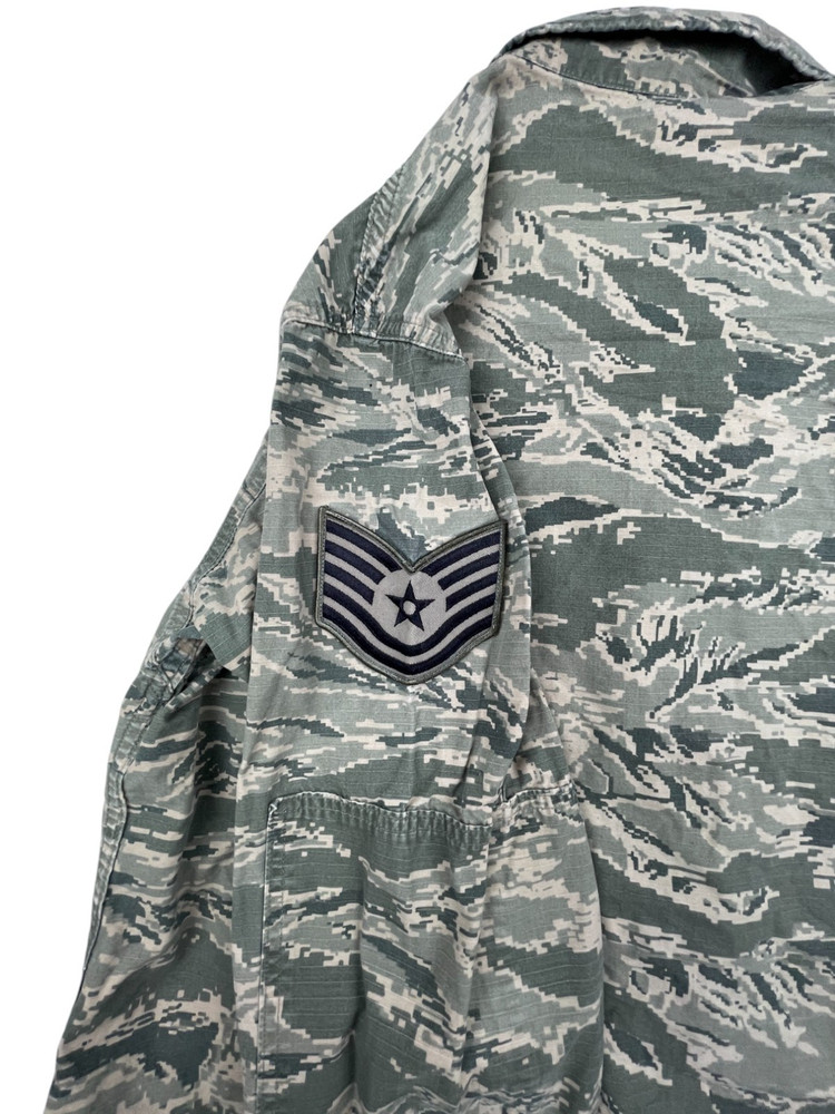 Air Force Men Utility Coat BDU Digital Camo Jacket Ripstop 44S