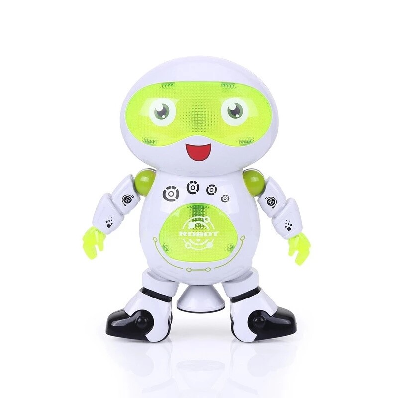 Educational dancing kids robot toy with light