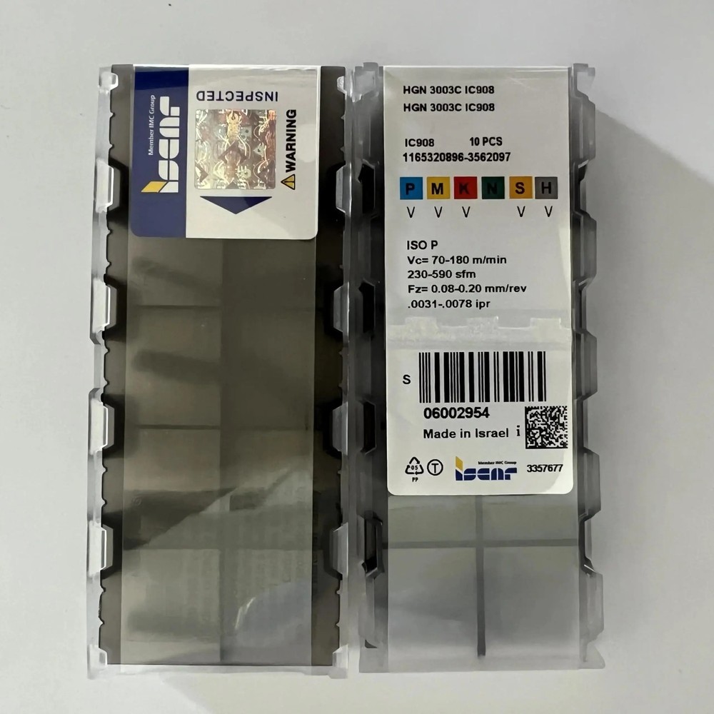 ISCAR / HGN3003C IC908    /  10 Pcs