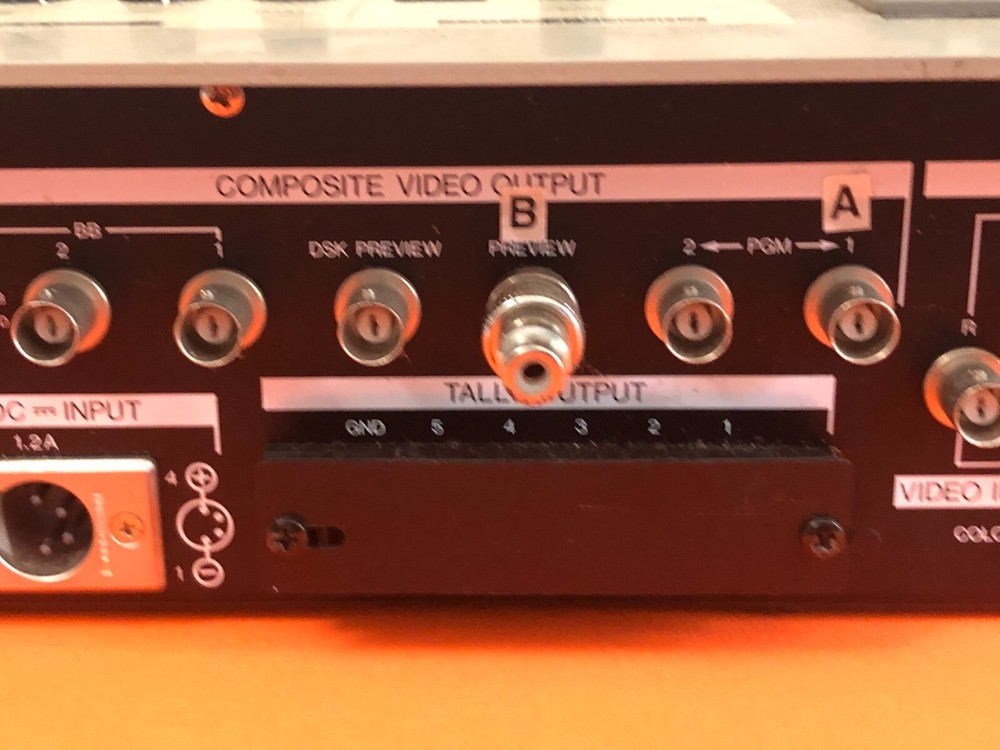 JVC KM-1200 Color Special Effects Generator / POWERS UP / UNTESTED