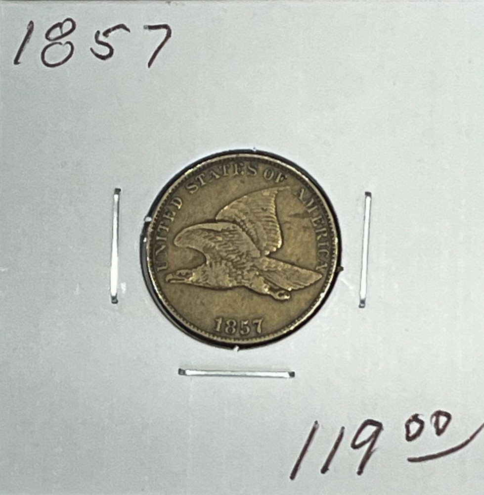 1857 Flying Eagle Cent - High Grade - Bold Devices