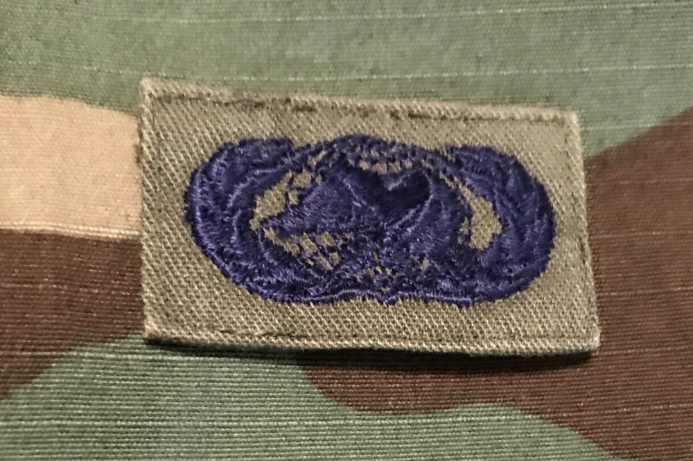 US Air Force Basic Logistics Plans Badge BDU Sew-On USAF