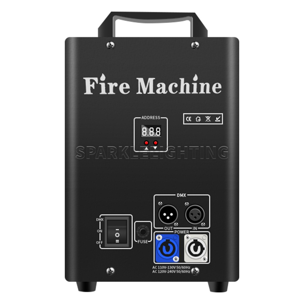 PAIDUN 100W Flame Machine Fire Projector DMX512 Disco DJ Night Club Performance