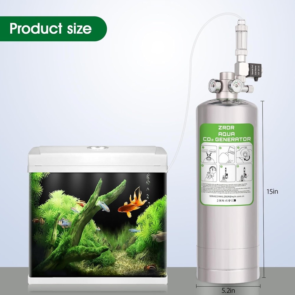 User-Friendly CO2 Generator System with Syringe for Easy Water Injection