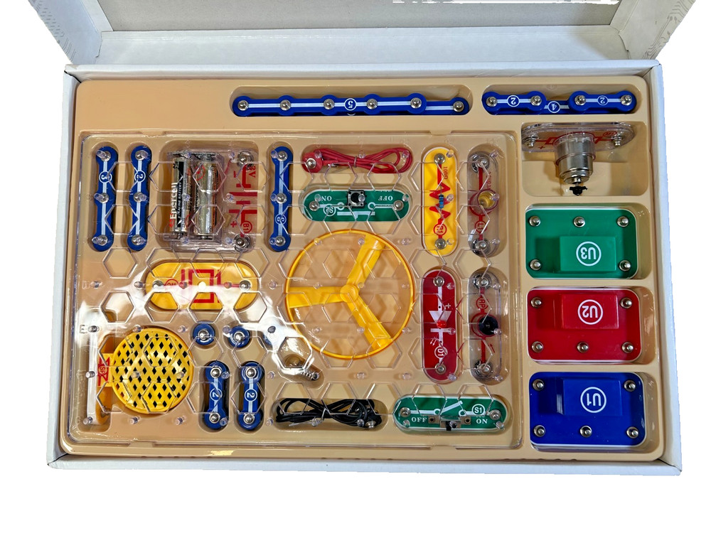 ELENCO Snap Circuits Jr. 100 Experiments Electronics Discovery Kit Home School C