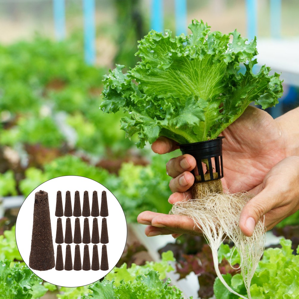 50 Pcs Planting Sponge Replacement Grow Sponges Hydroponic Sponge Peat