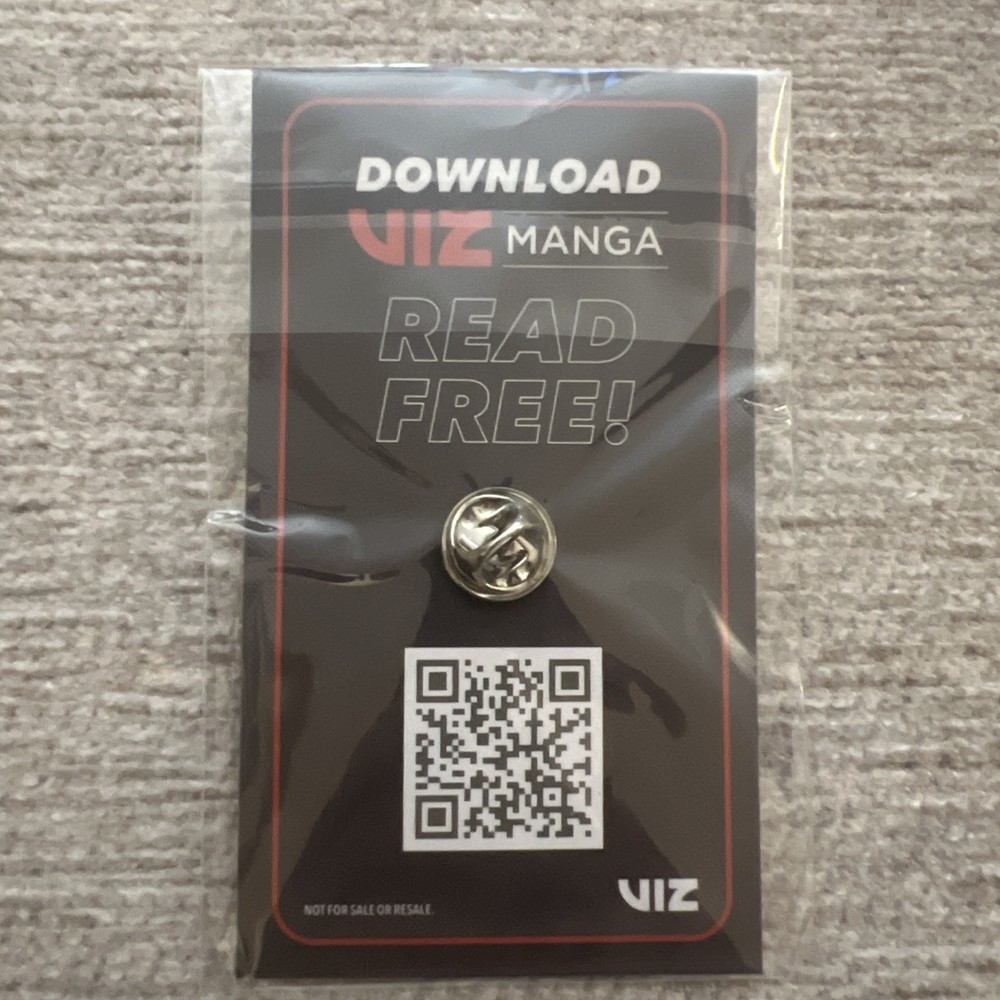 VIZ Manga Media Pin