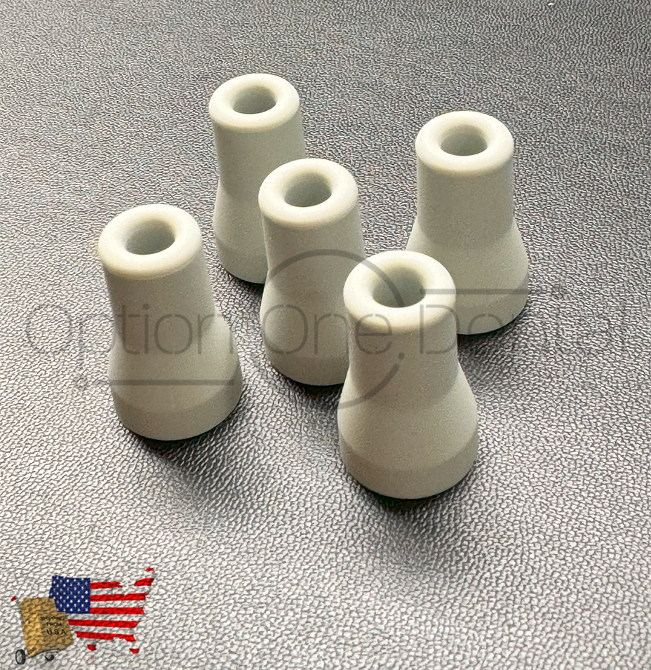 Saliva Ejector Tip Gray 5pk, Vacuum Rubber Tips Push on Autoclavable, DCI 5757