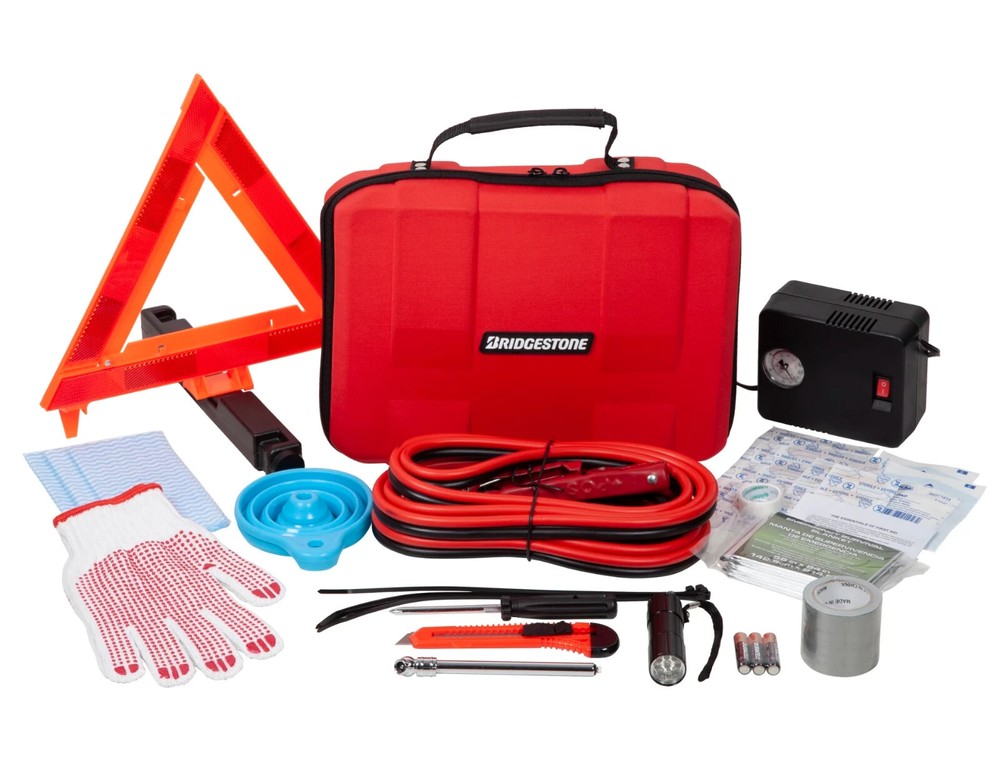 🧷 Bridgestone Auto Safety Emergency Kit, 50 Pieces