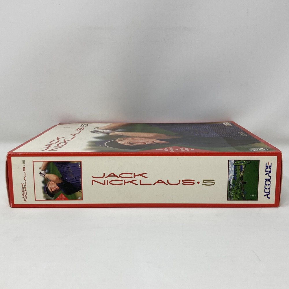 Jack Nicklaus 5 PC Game Windows 95 Big Box Sealed (B7)