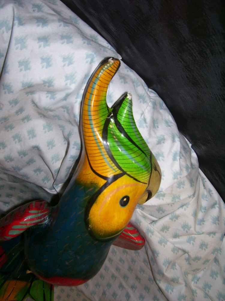 Decorative Hanging Parrot Large