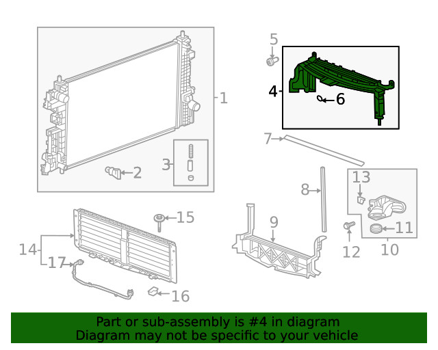Genuine GM Upper Baffle 60005608