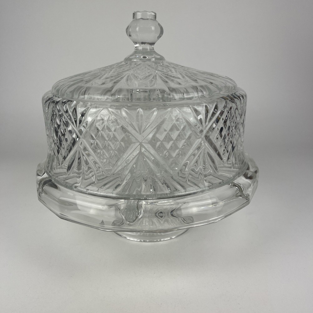 Crystal Cake and Cheese Party Stand/Dome