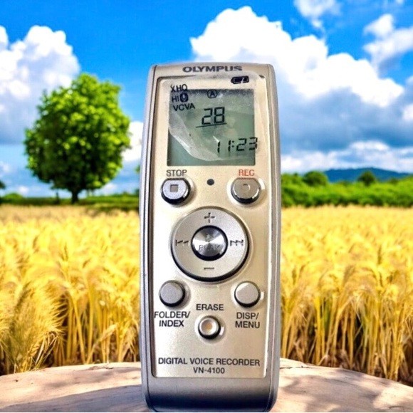 OLYMPUS VN-4100 Handheld Mini Digital Voice Micro Recorde with Instructions