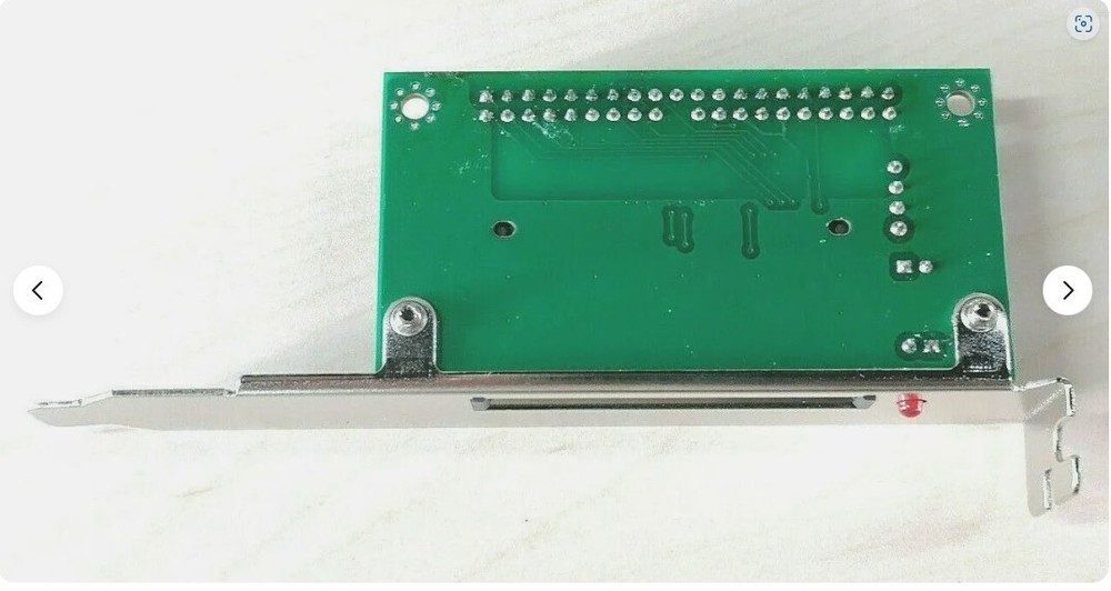 2x 40 PIN COMPACT FLASH CARD 3.5 IDE CONVERTER PCI BRACKET INSTALL (2 pack) NEW