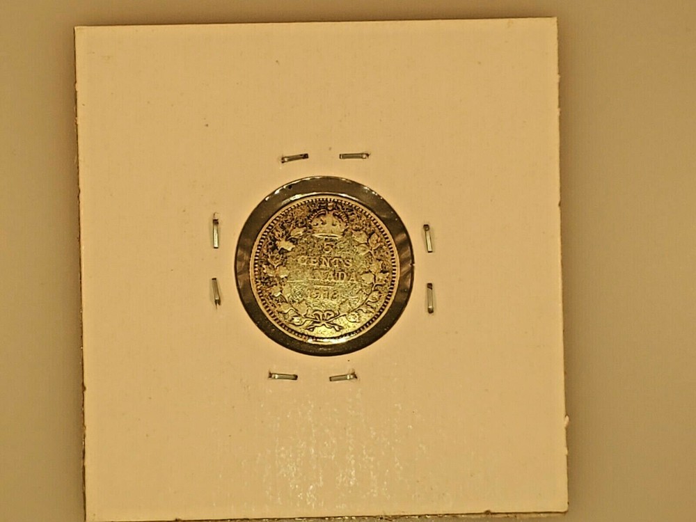 1913 Canadian Five Cent Coin