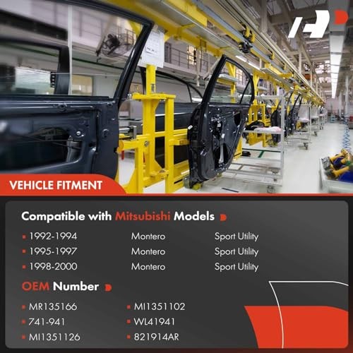 Electric Power Window Regulator with Motor Compatible Front Passenger Side