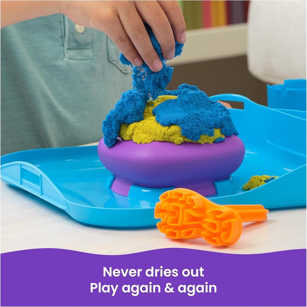 Kinetic Sand, SquishMotion, Easter Basket Stuffers, Includes 1lb Moldable Play S
