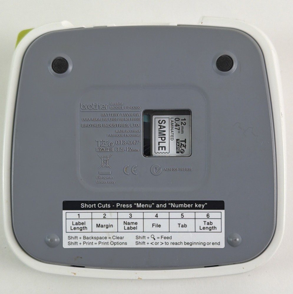 Brother P-Touch PT-D200 Label Maker System Handheld Printer with Tape - Tested