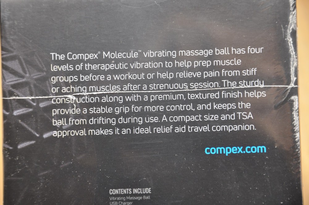 Compex Molecule - Compact Vibrating Massage Ball NEW