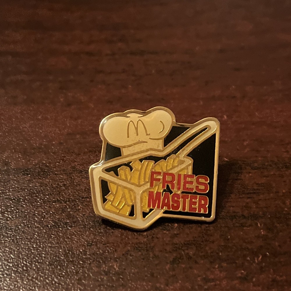 McDonald’s Fries Master Employee Lapel Hat Pin