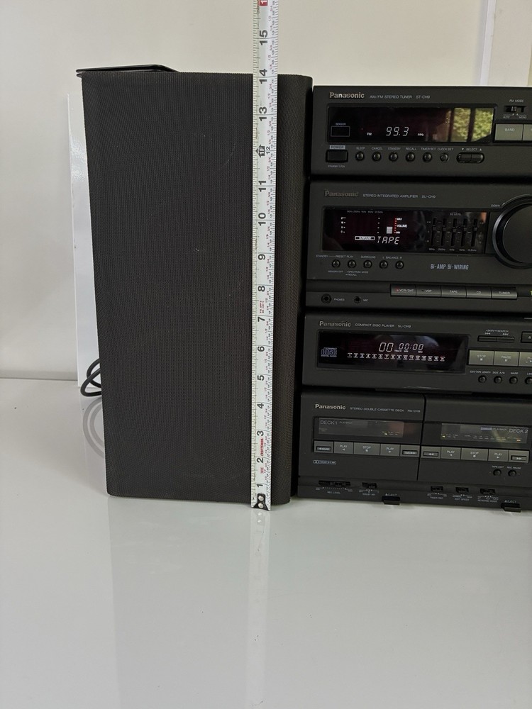 Vtg Panasonic SC-CH9 Stereo Integrated Amplifier & CD/Cassette System Tested