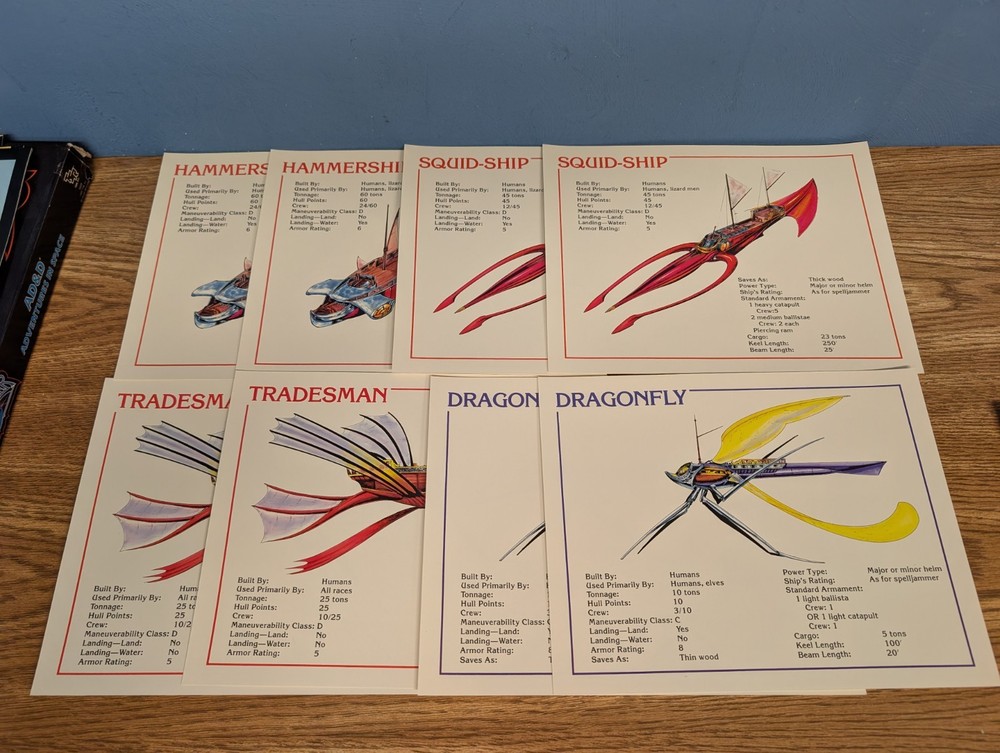 AD&D Spelljammer Box Set Complete Uncut | 1049 2nd Edition | TSR 1989