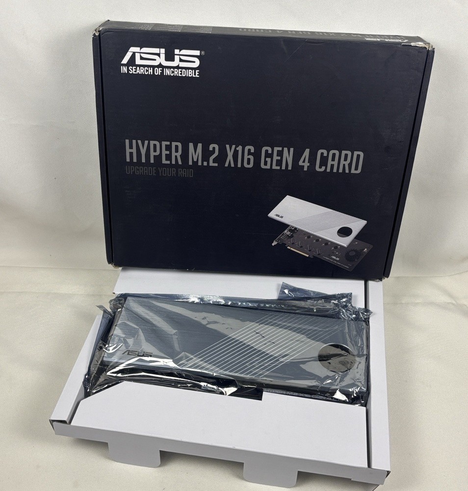 ASUS Hyper M.2 X16 PCIe 4.0 Expansion Card (UNTESTED)