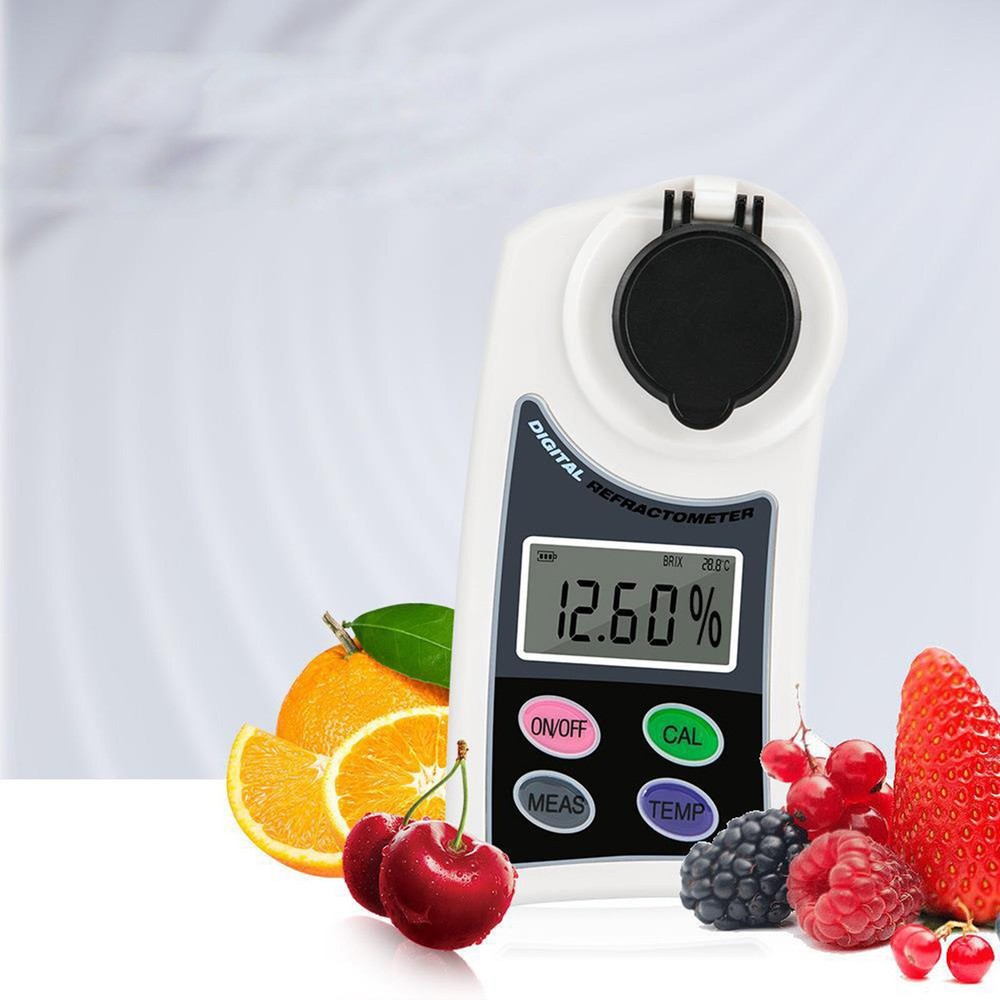 0-28% Digital LCD Refractometer Salinity Test Salinometer Automatic Temperatur7R