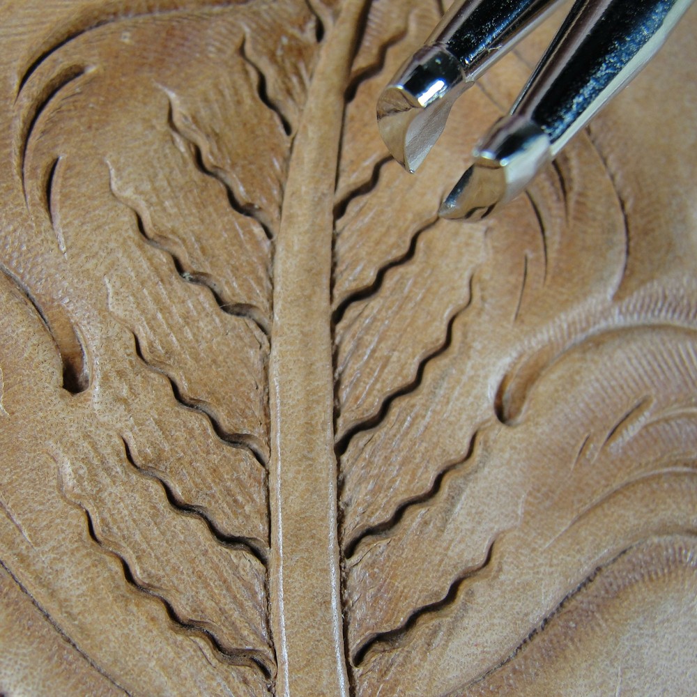 Leather Stamping Tools - #H903/H904 Curved Stop Set