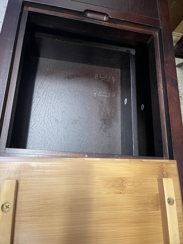 Bar Cabinet With Expandable Top