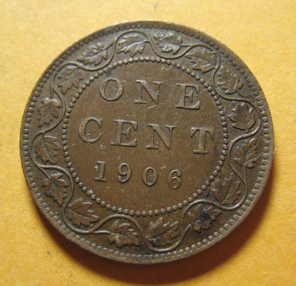 1906 Canada Large Cent - Edward VII - (P4878)