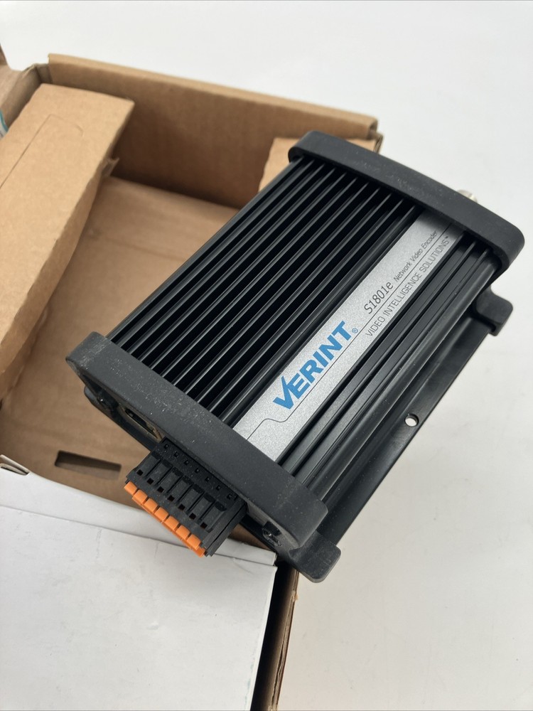 VERINT SYSTEMS NEXTIVA S1801E NETWORK VIDEO ENCODER 12VDC Ships Fast