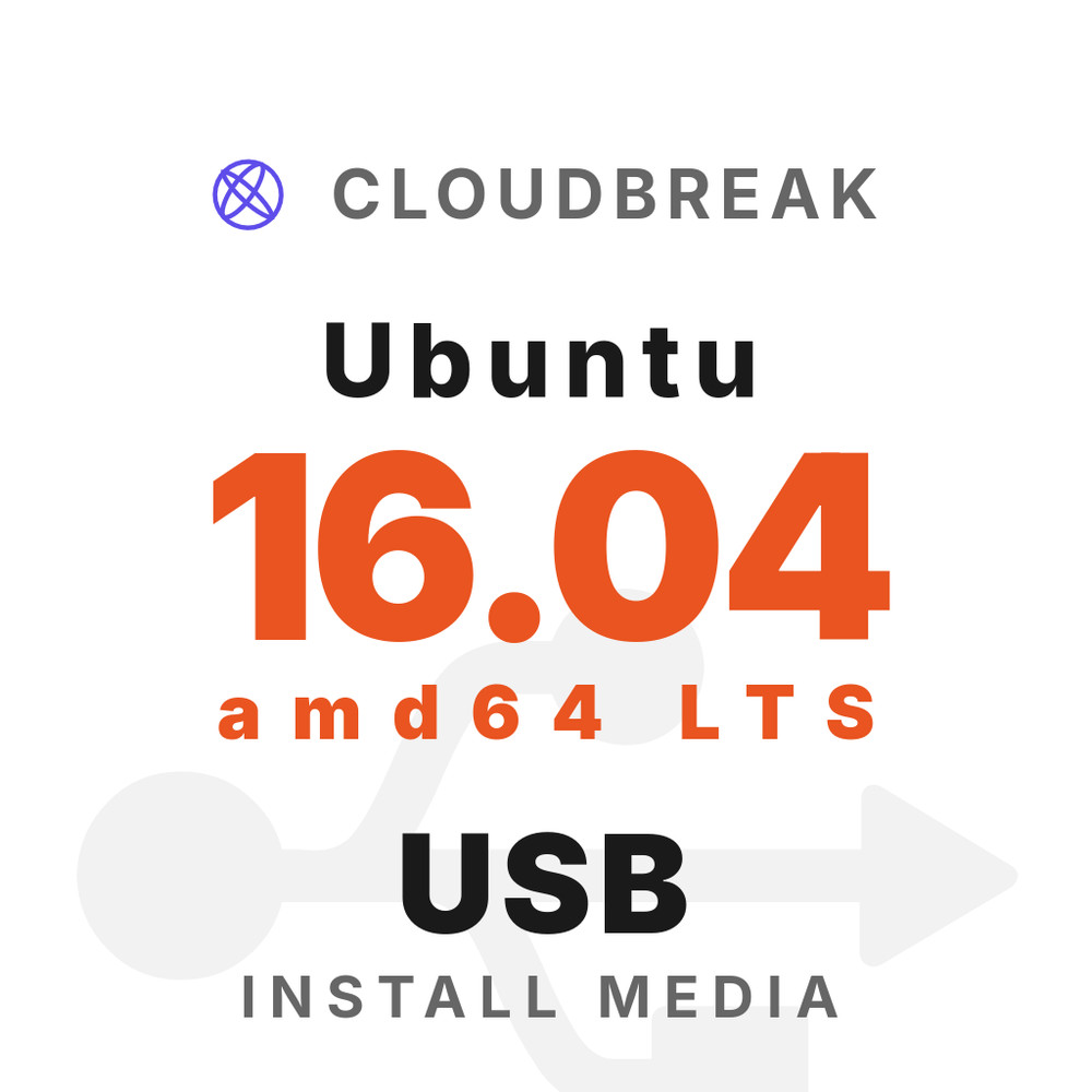 Ubuntu 16.04 amd64 LTS Bootable/Live Install USB NEW