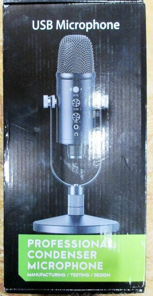 Mercase USB Condenser Microphone for PC/Micro/Mac/iOS/Android OB