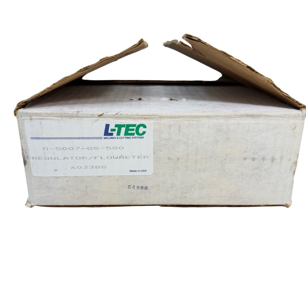 L-Tec R-5007 Regulator / Flowmeter - In Original Box - GS-580