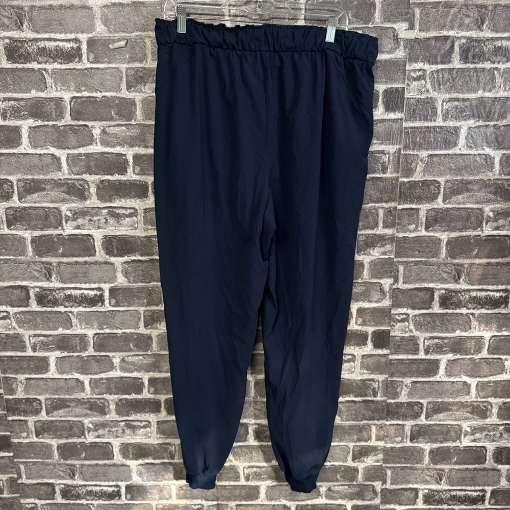 Lululemon Keep Moving Jogger True Navy pants pockets SIZE 14