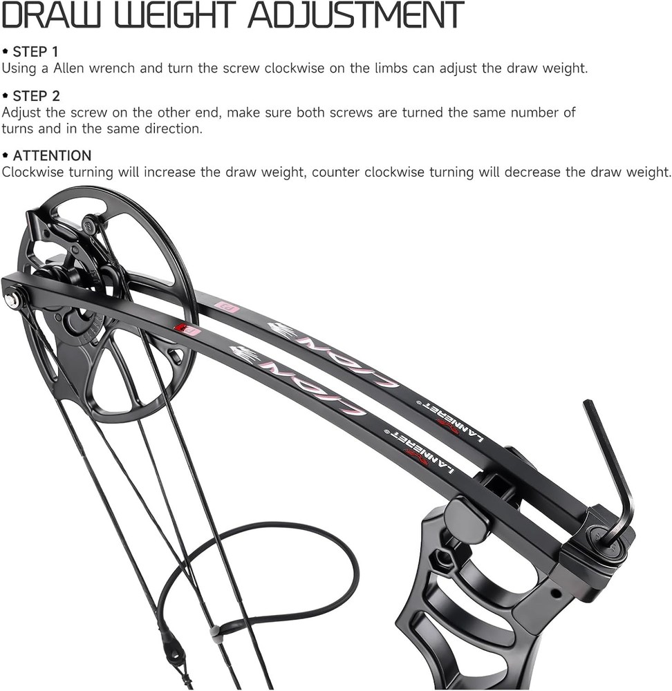 Compound Bow and Archery Sets - Right Hand Archery Compound Bows 0-70 lbs Draw