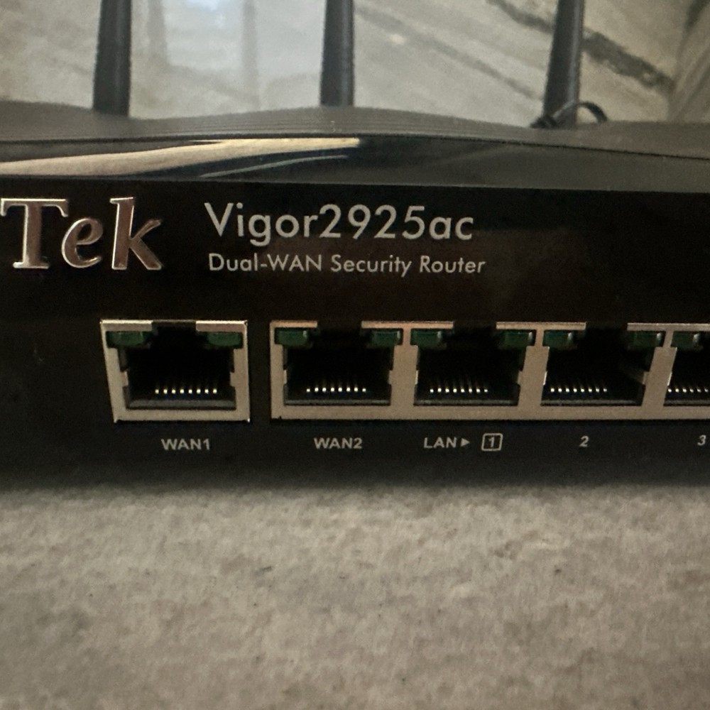 DrayTek Vigor 2925ac Dual WAN Security Router