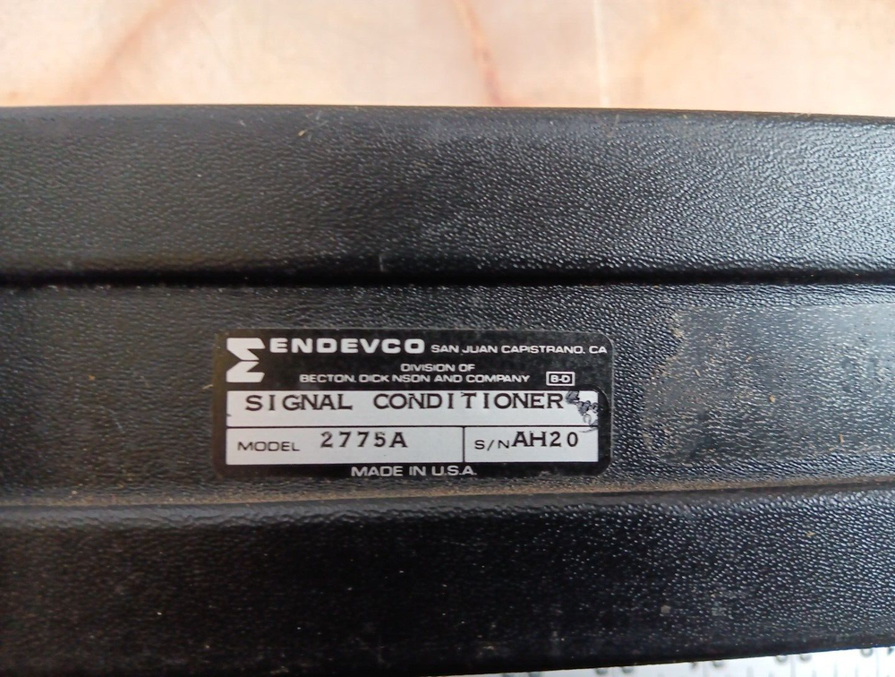 ENDEVCO SIGNAL CONDITIONER 2775A
