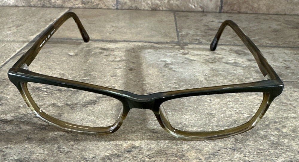 Ogi EVOLUTION Brown Square Eyeglasses Frames Japan 54-22-140-34mm G15