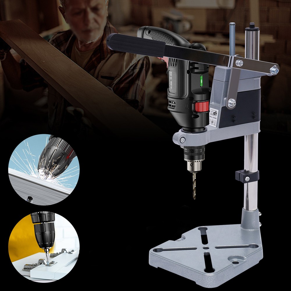 Adjustable Aluminum Drill Stand Clamp Drill Press Stand Workbench Repair Tool