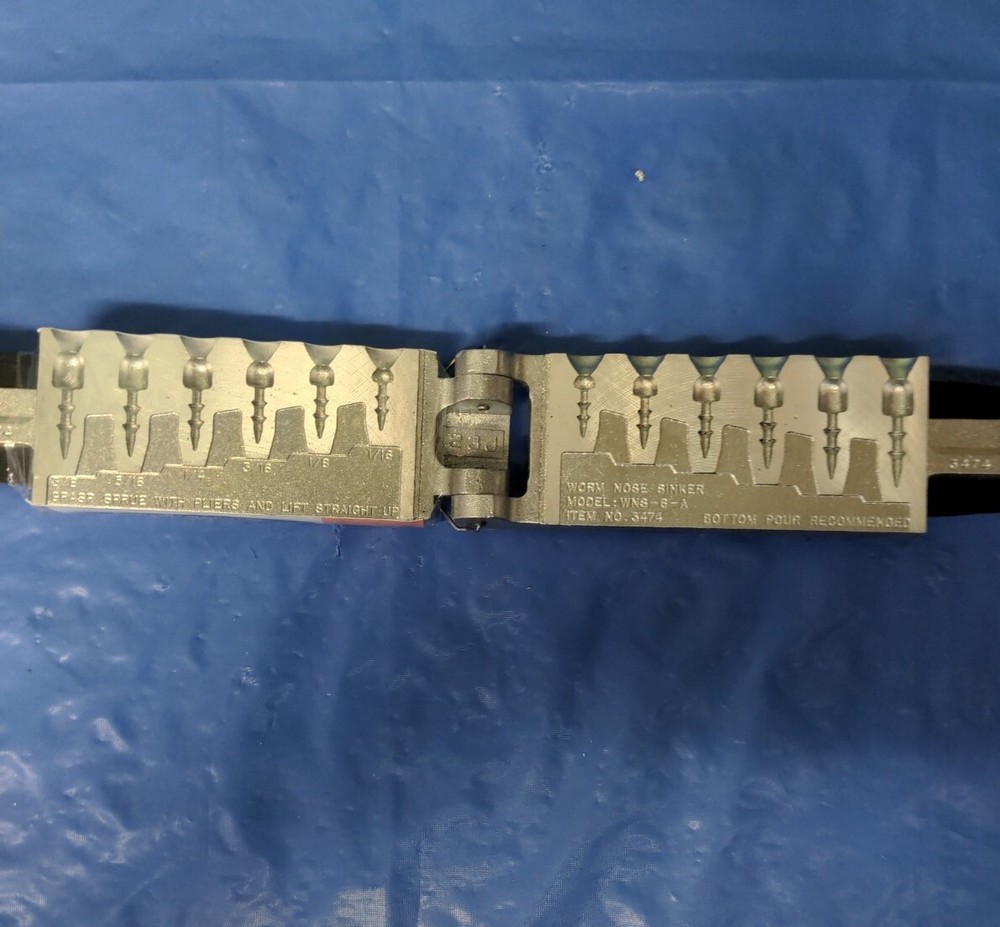 3474- Worm Rig Mold- WNS-6-A