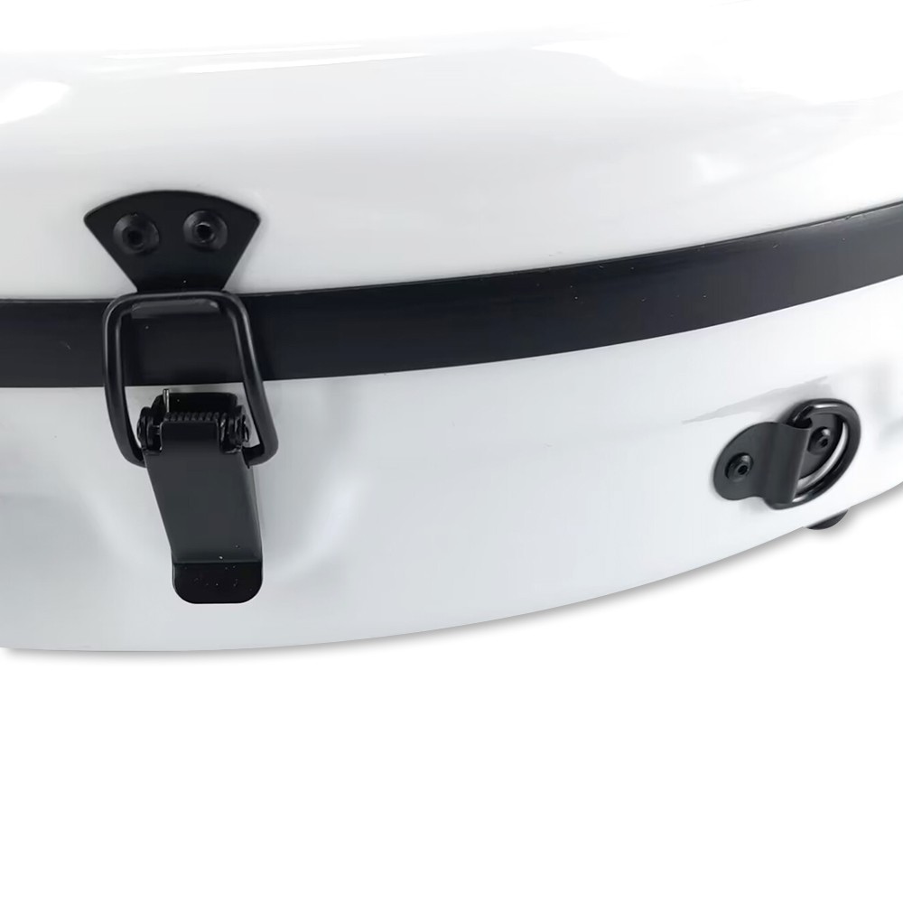 Advanced Viola Case Carbon Fiber Scratch-resistant Viola Box Strong Light White
