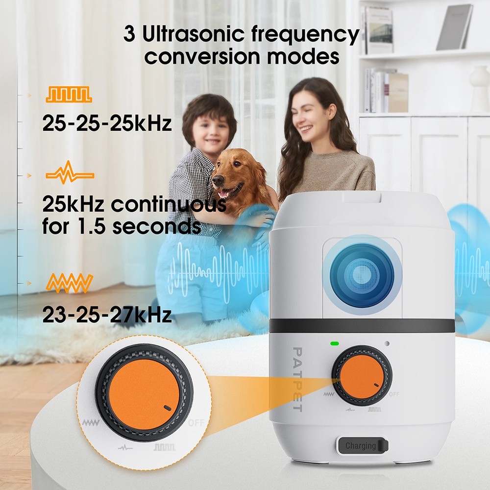 Ultrasonic Anti-Barking Device Dog Bark Control Deterrent Box Training Device