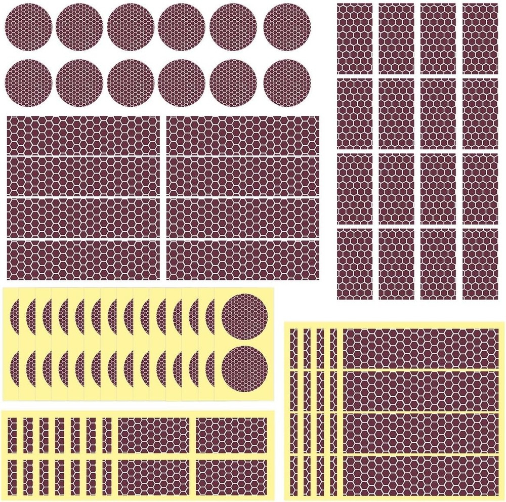 Striker Paper Matches - 60 Pcs Pack with Adhesive (20 Circle and 40 Rectangle)
