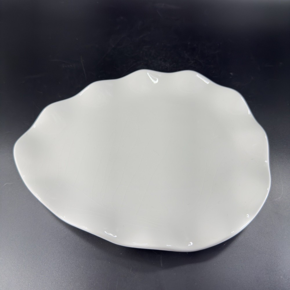 Pottery Barn Easter Egg Shape Dish Plate Set 4 All Different Multicolor Ceramic