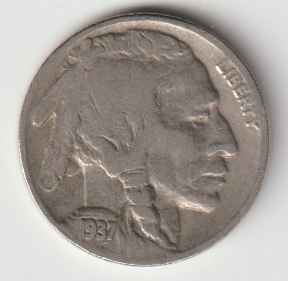 1937-D Buffalo Nickel @