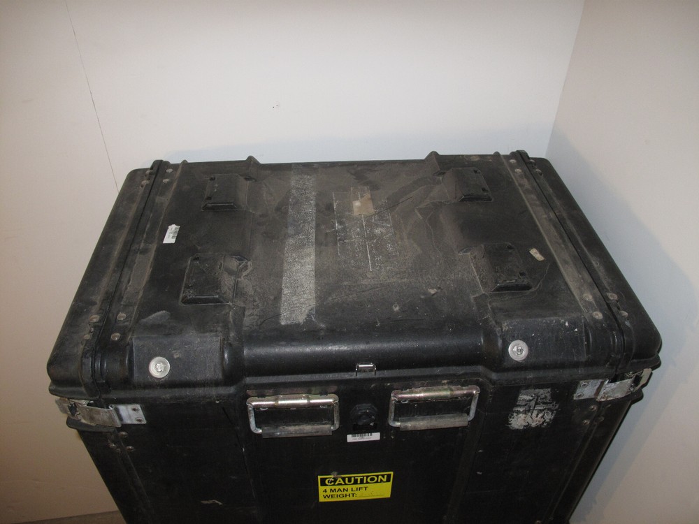 Rackmount 14U 19x24 Wheeled ECS Composite Shockmount Electronics Equip Case TSC