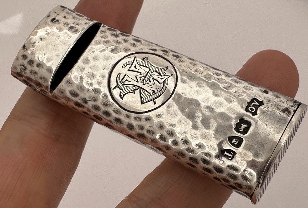 Victorian Solid Silver Combination Whistle /Vesta c.1894